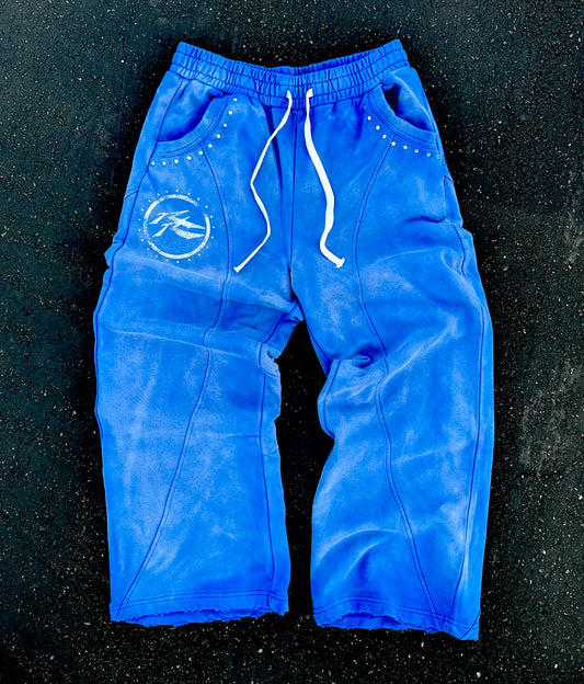 "THE TRINITY" BLUE SWEATS